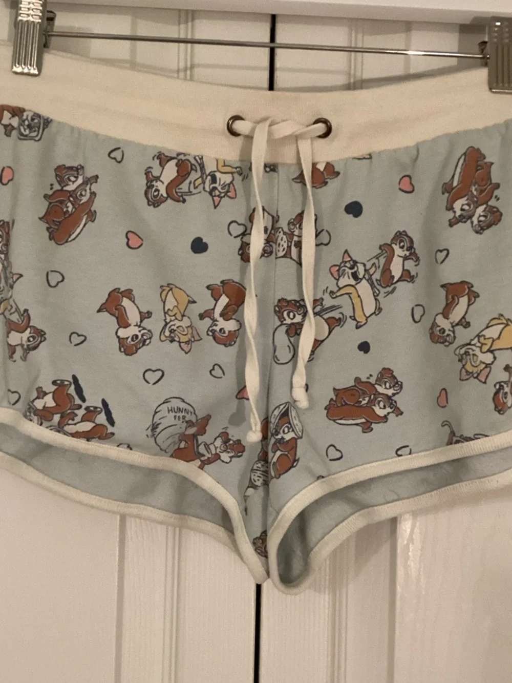 Chip And Dale Disney Chipmunk Lounge Shorts with Drawstring Waist Large - Picture 2 of 7